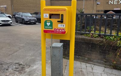 Life-Saving Defibrillator Installed at Burnley’s Pioneer Place